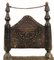 Afghanischer niedriger Zedernholz Stuhl, 1890er 8