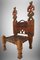 Niedriger Stuhl aus Zedernholz, 1920er 6