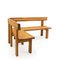 French Elm S35 Benches by Pierre Chapo, 1970s, Set of 2 2