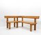 French Elm S35 Benches by Pierre Chapo, 1970s, Set of 2 3