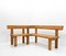 French Elm S35 Benches by Pierre Chapo, 1970s, Set of 2, Image 3