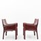 Cab 414 Armchairs by Mario Bellini for Cassina, 1980s, Set of 2 4
