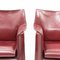 Cab 414 Armchairs by Mario Bellini for Cassina, 1980s, Set of 2 11