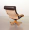 Scandinavian Padded Poem Swivel Lounge Chairs in Leatherette by Noboru Nakamura for Ikea, 1970s, Set of 2, Image 9