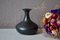 Vintage Vase aus schwarzer Keramik 4