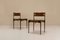 Stained Beech and Leather Montreal Chairs by Otto Frei, Set of 2 2