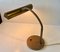 Dänische Mid-Century Bankiers Schreibtischlampe aus Messing von ES Horn, 1950er 6