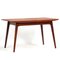 Mid-Century Extendable Dining Table in Teak by Louis Van Teeffelen for Wébé, 1960s, Image 5