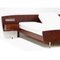 Mid-Century Modern Double Bed with Nightstands & Bedside Lights in Rosewood, 1960s 5