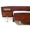 Mid-Century Modern Double Bed with Nightstands & Bedside Lights in Rosewood, 1960s 3