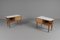 Mid-Century Modern Nightstands with White Top, Set of 2 6