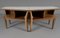 Tables de Chevet Mid-Century avec Plateau Blanc, Set de 2 8