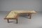 Large Mid-Century Modern Oak and Onyx Bumerang Coffee Table, 1960s 1