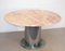 Circular Marble and Steel Table, Italy, 1970s 8