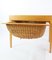 Sewing Table in Oak by Severin Hansen for Haslev Furniture Factory, 1957, Image 8