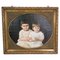 Motif of Two Children, 1860s, Oil on Canvas, Image 1