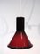 Lámparas colgantes de color rojizo de Holmegaard, años 50. Juego de 2, Imagen 7