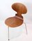 Modell 3100 Stuhl aus Teak von Arne Jacobsen für Fritz Hansen, 1950 3