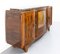 French Walnut Brass & Marble Sideboard, 1960s, Image 3