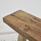 Antique Elm Rustic Pig Bench - BA, 1920s, Image 6