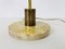 Italian Marble Base and Brass Table Lamp, 1960s 9