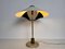 Italienische Tischlampe mit Fuß aus Marmor & Messing, 1960er 10