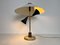 Lámpara de mesa italiana con base de mármol y latón, años 60, Imagen 11