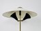 Italienische Tischlampe mit Fuß aus Marmor & Messing, 1960er 7