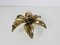 Golden Florentine Flower Shape Flushmounts attributed to Willy Daro for Massive, 1960s, Set of 2 11