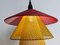 Colorful Metal Pendant Lamp, 1970s 6