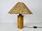Lámpara de mesa alemana de corcho, años 60, Imagen 2