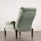 Italian Lounge Chair in Velvet, 1960s 11