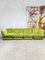 Modulares Mid-Century Sofa aus Samt, 1980er, 4er Set 1