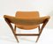 Mid-Century Scandinavian Teak and Cognac Faux Leather Chairs, 1960s, Set of 6 7