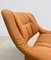 Mid-Century Leather Armchair and Ottoman, Italy, 1970s, Set of 2, Image 5