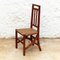 Arts & Crafts Stühle aus Holz & Rattan, 1910, 1890er, 2er Set 9
