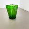 Murano Green Glass Bullicante Bubble Vase, Italy, 1970s 2