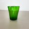 Vase Bullicante en Verre de Murano Vert, Italie, 1970s 6