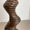 Large Organic Sculptural Wooden Table Lamp from Temde Lights, Germany, 1970s 18