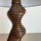 Large Organic Sculptural Wooden Table Lamp from Temde Lights, Germany, 1970s 8