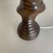 Large Organic Sculptural Wooden Table Lamp from Temde Lights, Germany, 1970s, Image 11