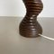Large Organic Sculptural Wooden Table Lamp from Temde Lights, Germany, 1970s, Image 6