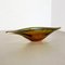 Glass Bowl Shell Centerpiece by Flavio Poli Attrib, Murano, Italy, 1970s 2