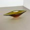 Glass Bowl Shell Centerpiece by Flavio Poli Attrib, Murano, Italy, 1970s 3