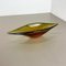 Glass Bowl Shell Centerpiece by Flavio Poli Attrib, Murano, Italy, 1970s, Image 3