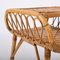 Moderner italienischer Mid-Century Nachttisch aus Bambus, Rattan & Holz, 1960er 16