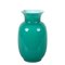 Mid-Century Italian Turquoise Blue Murano Glass Vase for Venini, 1970s 11