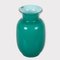 Mid-Century Italian Turquoise Blue Murano Glass Vase for Venini, 1970s 6