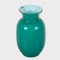 Vase Mid-Century en Verre de Murano Bleu Turquoise pour Venini, Italie, 1970s 6