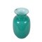 Mid-Century Italian Turquoise Blue Murano Glass Vase for Venini, 1970s 4